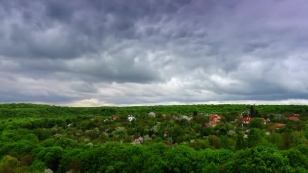 Nuages Dans Ciel Prise Vue Laps Temps — Video