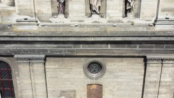 Повітряний Безпілотний Вид Політ Над Католицьким Собором Bernardine Church Львів — стокове відео