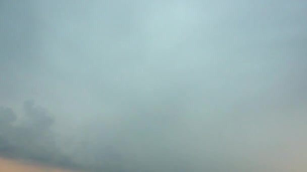 Bliksem Achtergrond Van Donderwolken — Stockvideo
