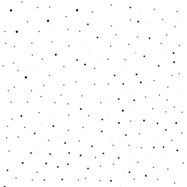   Siyah benekli noktalar kusursuz desenleri şekillendirir. Kağıt, kapak, kumaş, iç dekorasyon ve diğer kullanıcılar için tasarım. Vektör illüstrasyonu.