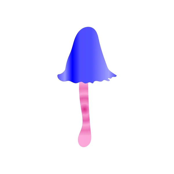 Magische Paddenstoel Psychedelische Hallucinatie Giftige Oneetbare Paddenstoelen Levendige Vectorclipart Sprookjes — Stockvector