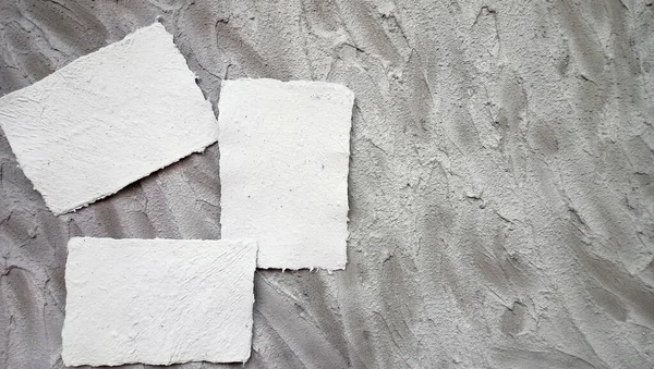 Kertas Daur Ulang Buatan Tangan Yang Terbuat Dari Bahan Daur — Stok Foto