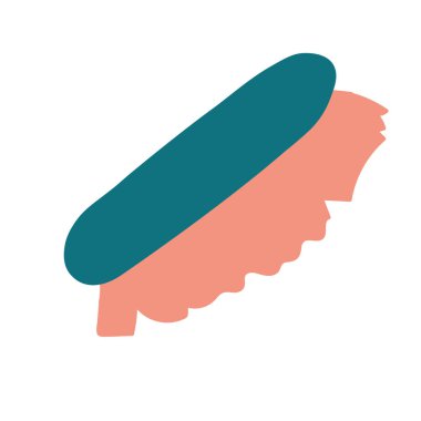 flat design icon of feather