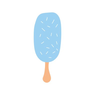 sweet ice cream icon flat design vector
