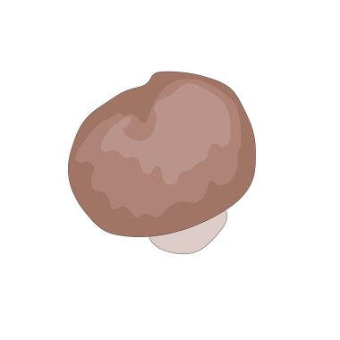 Mantarlı stilize afiş, vektör illüstrasyonu