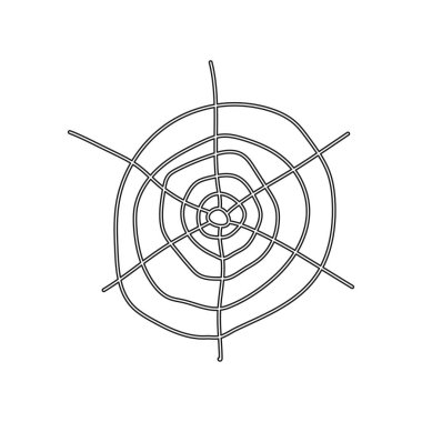 Ağ tasarımı için soyut örümcek ağı. Grunge dokusu.