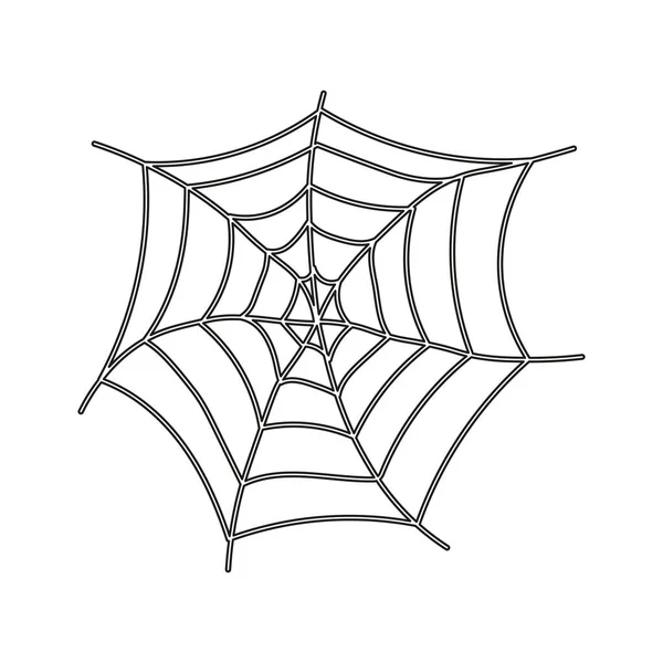 Tela Araña Abstracta Para Diseño Telón Fondo Web Textura Grunge — Vector de stock