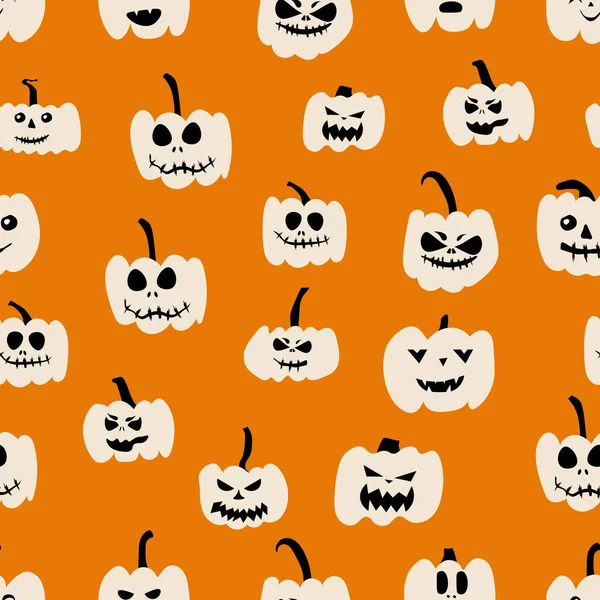 Citrouilles Automne Parfait Pour Automne Halloween Thanksgiving Vacances Tissu Textile — Image vectorielle