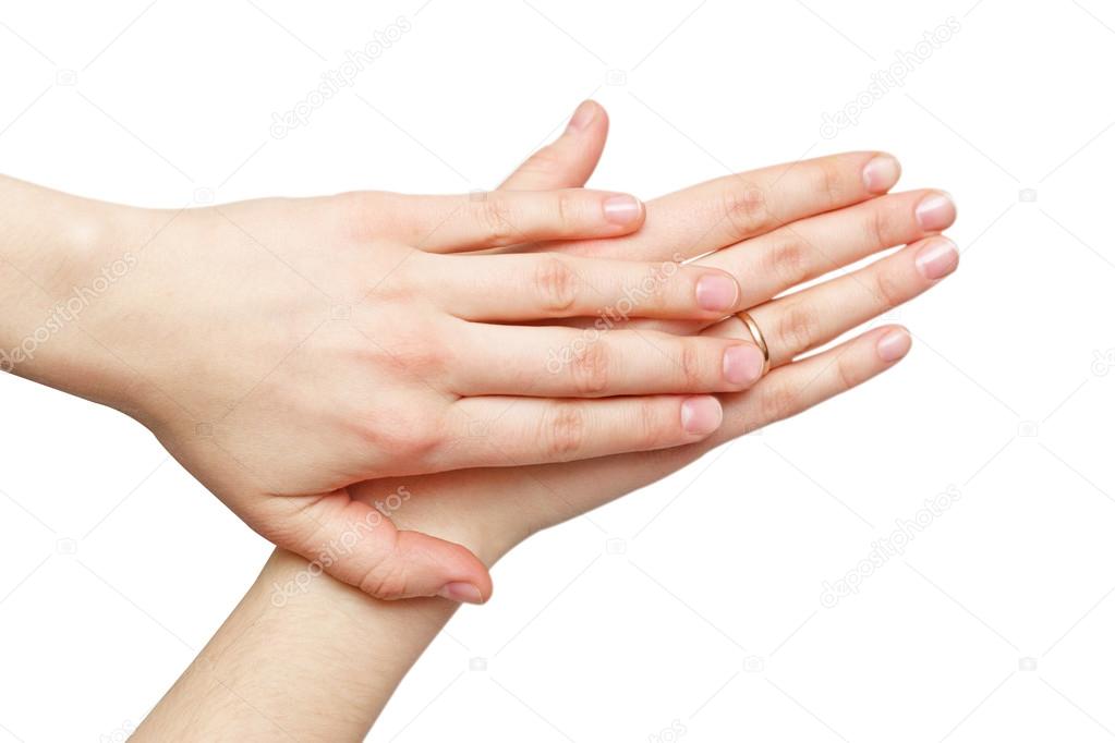 Female hands