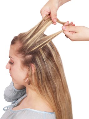 Örgü. Fransız ajur örgü.