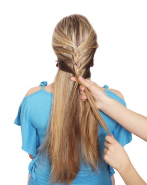 Örgü. Bir merdiven örgü (şenlikli).