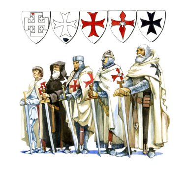 Knights Templar clipart