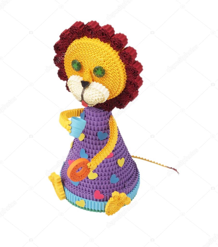 Toy of Quilling. Squirrel