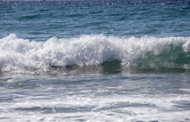 Fırtına, tatil köyü, köpük, yatay Ege Denizi