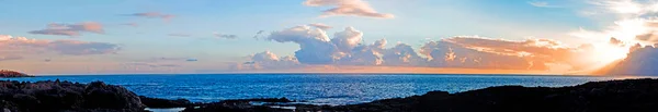 Νησί Tenarife Βράδυ Στο Ηλιοβασίλεμα — Φωτογραφία Αρχείου
