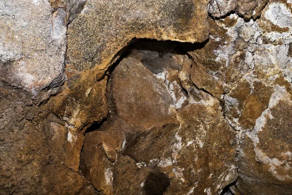 Petrified Lava Underground Natural Background Tenerife Volcanic Island — Stock Photo, Image