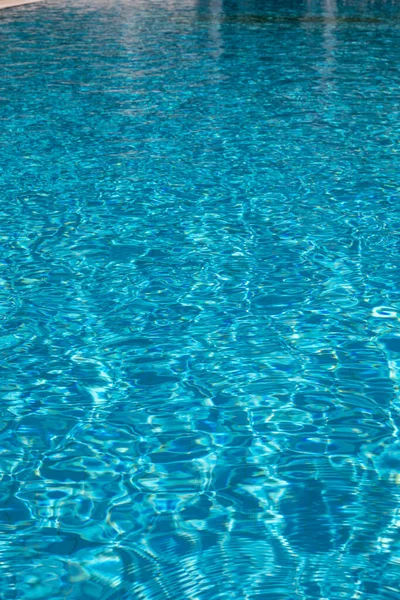 Blauer Tiefer Pool Von Oben Einem Sonnigen Tag Hintergrund — Stockfoto