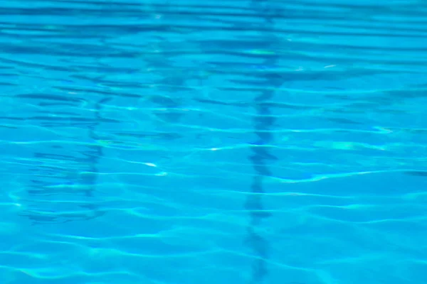 Verschwommene Reflexion Blauem Wasser Pool Natürlicher Hintergrund Textur — Stockfoto