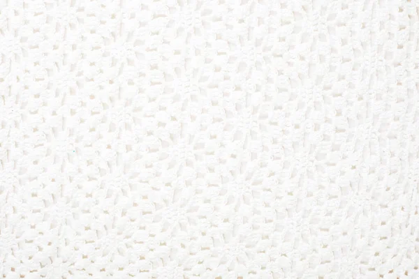 綿ニット生地の抽象的なぼやけた花の背景 水平線 — ストック写真