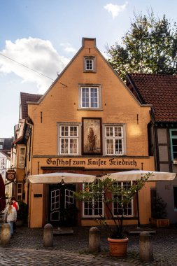 Bremen, Kuzey Almanya 'da eski güzel bir ev. Avrupa 'yı gezmek.