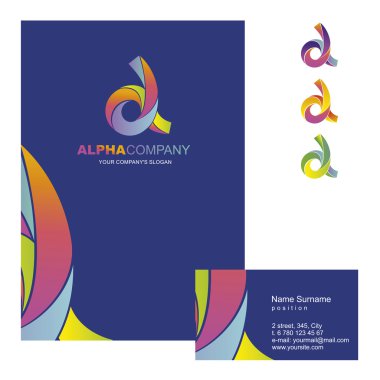 A-letter - logo tasarım konsepti