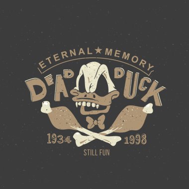 Çizgi film ölü ördek Donald yazdırma 