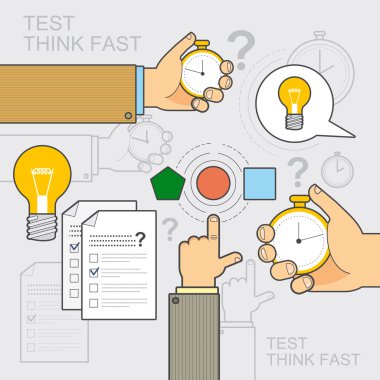 düz çizgi testi düşünüyorum hızlı