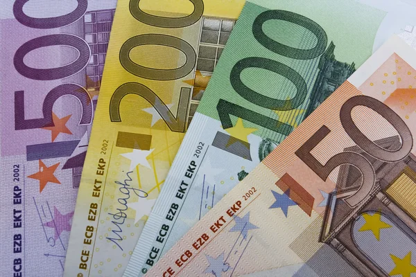 Banconote in euro (EUR ). — Foto Stock