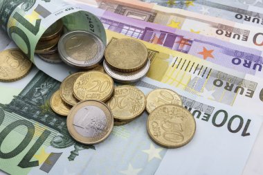 Euro (Eur) sikke ve notlar.