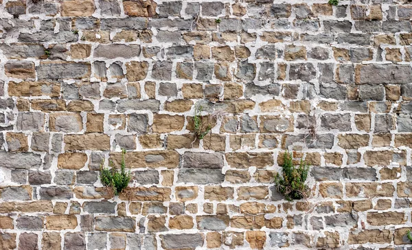 Antike Natursteinmauer — Stockfoto