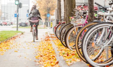 Ljubljana sonbahar bisiklet yolu
