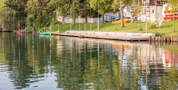 Kanoter i staden — Stockfoto