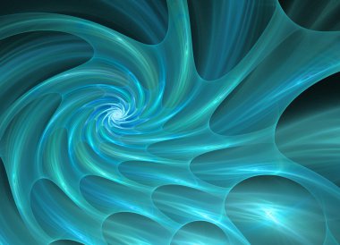 soyut fraktal sarmal model