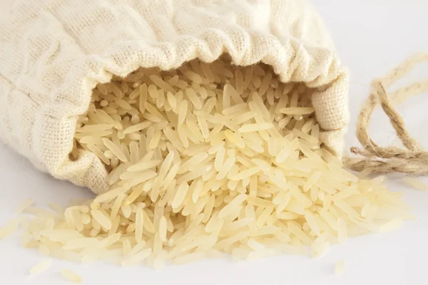 Bag with rice Stock Image