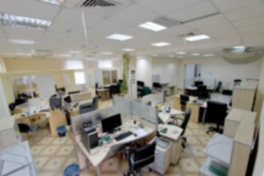 Boş ofis arka plan bulanık