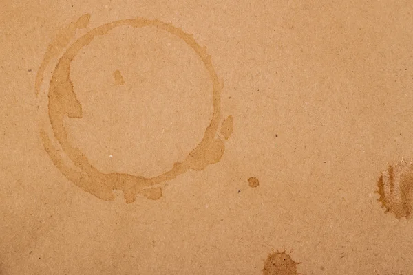 kraft arka plan üzerinde kahve lekeler