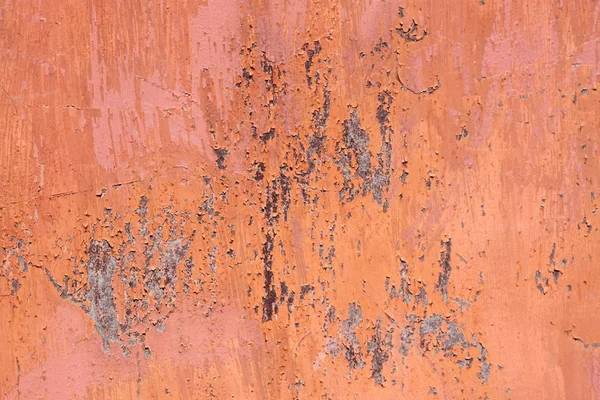 Scratched orange metal surface — Stock Photo, Image