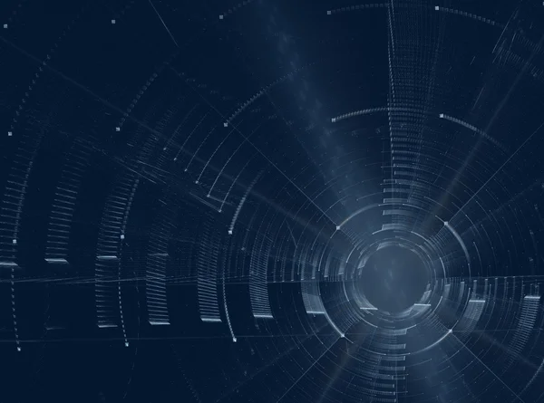 soyut fraktal desen siyah arka plan üzerine