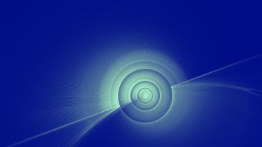 soyut fraktal desen mavi zemin üzerine