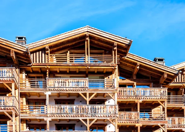 Chalret in Switzerland resort Verbier — Stock Photo, Image