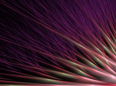 soyut fraktal desen siyah arka plan üzerine