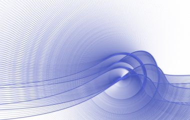 soyut fraktal desen beyaz arka plan üzerinde