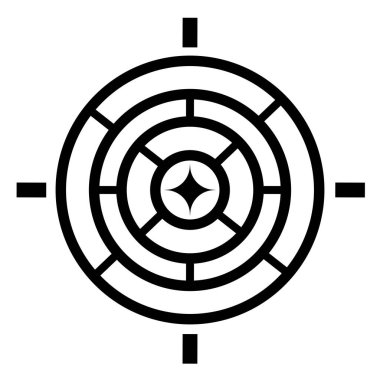 Beyaz arka planda kara büyü yüzüğü