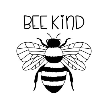 Free Free 239 Outline Bee Free Bee Kind Svg SVG PNG EPS DXF File