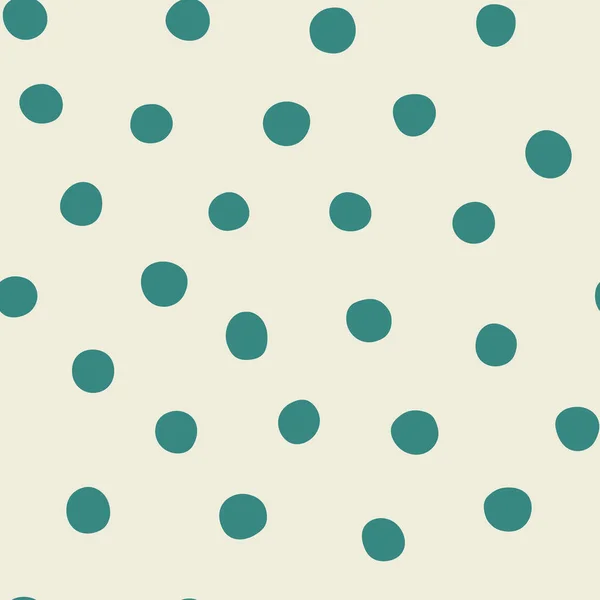 Green Beige Seamless Pattern Dots Confetti Abstract Seamless Pattern Vector — Stock Vector