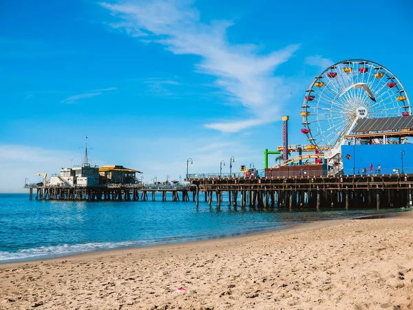 Stranden Santa Monica Los Angeles — Stockfoto