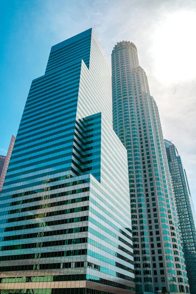 Patios Calles Del Centro Los Ángeles Paisajismo Callejero Edificios Negocios — Foto de Stock