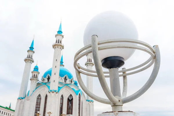 Blick Auf Die Kul Sharif Moschee Einem Bewölkten Tag Kasan — Stockfoto