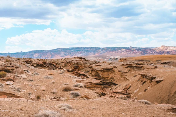 Increíble Paisaje Panorámico Utah Paisaje Rocoso Alstrom Point Estados Unidos — Foto de Stock