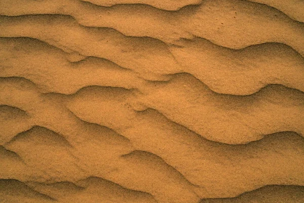 Sandmuster Mit Welligen Linien — Stockfoto